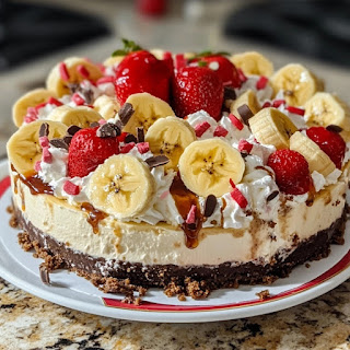 Heavenly No-Bake Banana Split Cheesecake: A Refreshing Dessert Dream