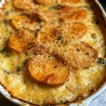Best Sweet Potato Gratin – Creamy Garlic Parmesan Layers with Crispy Top