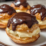 Heavenly Boston Cream Puffs – Light, Creamy & Completely Irresistible