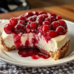 No-Bake Cherry Cheesecake Delight – Creamy, Dreamy & So Simple
